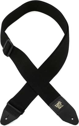 Ernie Ball Polypro Guitar Strap, Black (P04037)