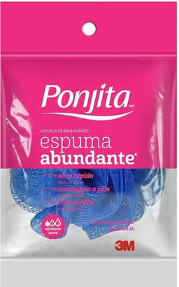 Ponjita, 3M, Esponja para Banho, Espuma Abundante