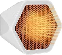 Goodscious Aquecedor De Ambiente Pequeno Para Escritório - Aquecimento Rápido, Portátil, Interno E Silencioso, Mini Aquecedores Elétricos Mesa, Usam Cerâmica Baixo Consumo Energia, Banheiro Quarto (