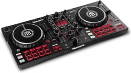 Controlador Numark Mixtrack Pro FX Serato DJ com 2 decks, mixer, botões de efeitos e interface de áudio
