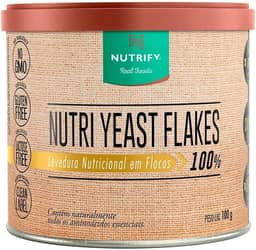Nutrify - Levedura em Flocos Nutri Yeast Flakes - 100g - Neutro