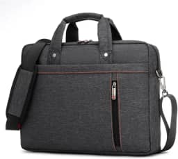 Maleta Executiva para Notebook de Até 15.6 Polegadas - Modelo Expansível até 12cm, Resistente a Riscos, Material Premium, Bolso Frontal, Alça Lateral Ajustável, Ferragens Cromadas - Grafite - BANGE