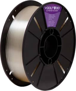 Filamento PETG Natural Translúcido 1kg - 1.75Mm Voolt 3D Para Impressora 3D