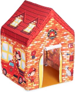 Replay Kids Barraca Infantil Cabana Tenda dos Bombeiros Dobrável, Vermelho