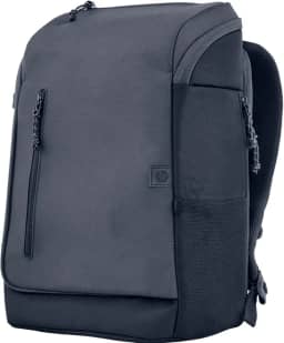 Mochila HP Travel - para Notebook de até 15,6 Polegadas, Multi-compartimentos, Expansível até 30L, com Alças Acolchoadas, Exterior Feito de Materiais Reciclados, Azul (6B8U4AA)