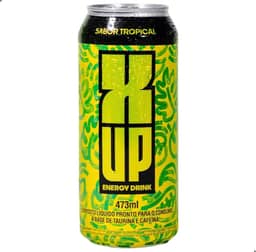 Energético X-UP Sabor Tropical Lata 473ml Bebida com Taurína, Cafeína e Vitaminas