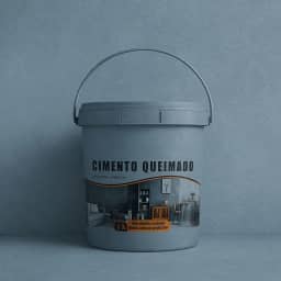 Revestimento Cimento Queimado Piso E Parede Pronto Pra Uso 5Kg