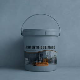 Revestimento Cimento Queimado Piso E Parede Pronto Pra Uso 5Kg