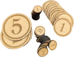 Tokens Numéricos Compatível Miniaturas De Rpg Marcadores D&D