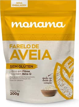 Farelo de Aveia Monama - Sem Glúten - 200g