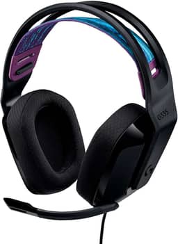 Headset Gamer Logitech G335 com Almofadas com Espuma de Memória, Design Leve e Conexão 3,5mm para PC, PlayStation, Xbox, Nintendo Switch e Mobile - Preto