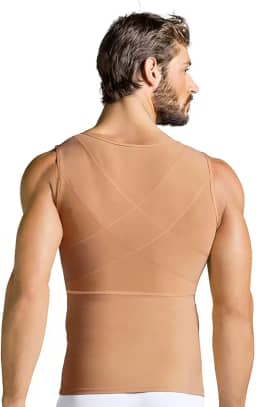 Cinta Modeladora Masculina Colete Redutor Postura Bodyshaper Slim Fitness