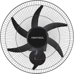 Ventilador de parede Ventisol Turbo 6 Steel Osc, 6 pás, 50cm, 200w - Bivolt