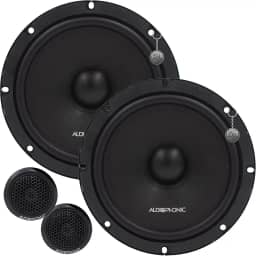 Kit 2 Vias Alto Falante 6,5" Pol Cone de Celulose Tweeter de Seda 4 Ohms Audiophonic - KN 650