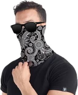 Bandana respirável com proteção de seda gelada para esportes ao ar livre, ciclismo, corrida