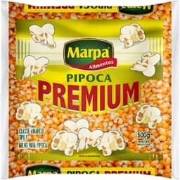 Milho De Pipoca 500g Premium Alta Expansão Marpa Alimentos