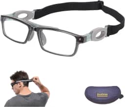 SooGree Óculos de segurança óculos de basquete raquetebol óculos esportivos óculos de proteção lentes substituíveis
