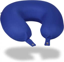 Travesseiro de pescoço para viagem Nasa Voyage Dry Azul linha Oficial dos Aeroportos - Nap