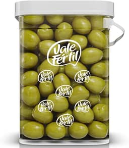 Azeitona Verde Gordal 70/90 em Conserva Vale Fértil Balde 2kg