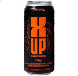 Energético X-UP Sabor Original Lata 473ml Bebida com Taurína, Cafeína e Vitaminas