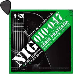 Encordoamento Para Violão Aço 6 Cordas Nig 010/047 N420