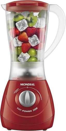 MONDIAL Liquidificador Easy Power, Vermelho, 550W, 110V - L-550-R
