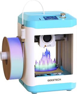 Geeetech Impressora 3D M1 Para Crianças E Iniciantes, Mini Impressoras 3D De 250 Mm/S Totalmente Montadas, Plug-And-Play, Totalmente De Código Aberto, Nivelamento Automático Com Um Clique Para Casa