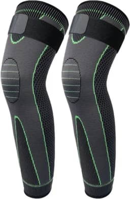 KIT 2 Joelheira De Compressão Articulação Dores Ortopédica com faixa ajustável, Joelheira Longa