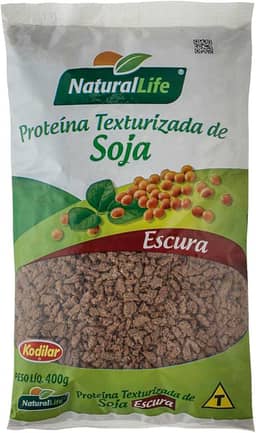 Proteína Texturizada de Soja Média Escura - Natural Life - 400g