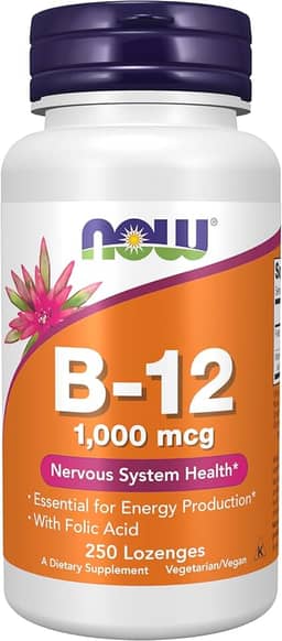 Vitamina B-12 1000mcg (250 Caps) Now Foods