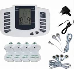 Aparelho Eletroestimulador TENS Portátil | 8 Modos Terapêuticos | Alívio de Dores Musculares | Fisioterapia em Casa | Seguro e Não Invasivo