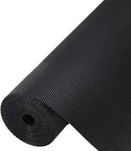 Material EVA impermeável para armário de cozinha, tapete de gaveta à prova de óleo para geladeira, armazenamento de armário 30 cm x 100 cm - preto