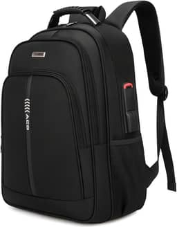 Mochila Executiva Impermeável para Notebook até 17,3” – Antifurto com Cabo de Aço, USB Externa, Masculina Grande, Trabalho e Viagem