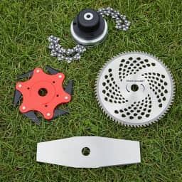 Kit Laminas 4 Em 1 Para Roçadeiras Stihl 80 Dentes - Facão - 6 Pontas e Trimmer