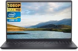 Dell Notebook Inspiron 15 3520 de 15,6 polegadas FHD, processador Intel Core i7-1255U, 32 GB de RAM, SSD de 1 TB, leitor de cartão SD, WiFi, Bluetooth, webcam, Win 11 Home, acessórios Alpacatec, preto