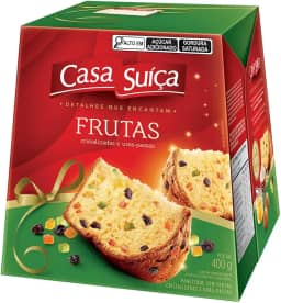 Panetones Casa Suiça Frutas 400g