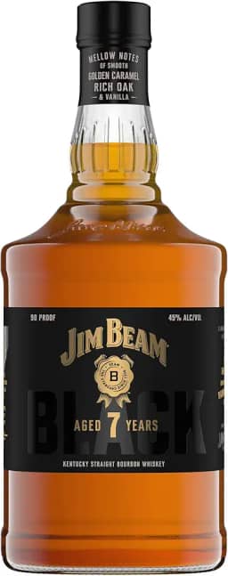 Whiskey Bourbon Americano Jim Beam Black Extra Aged 7 anos 1L