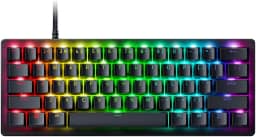 Razer Teclado para jogos Huntsman V3 Pro Mini 60% Esports: interruptores ópticos analógicos + gatilho rápido e acionamento ajustável - ajustes integrados - teclas mods de dupla finalidade - teclas PBT