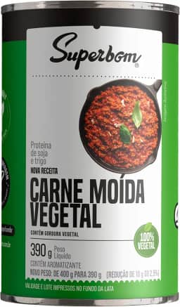 Carne Vegetal Moída Vegetariano SuperBom 400g