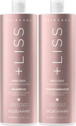 Jacque Janine Kit Shampoo E Condicionador Liss 800Ml