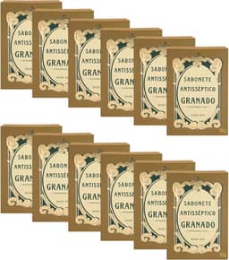 Granado Sabonete Antisséptico, Natural, 90g, 12 unidades