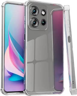 Capa Case TPU Transparente Compatível Motorola Moto G75 Anti Impacto Shock Choque Alta Proteção Premium