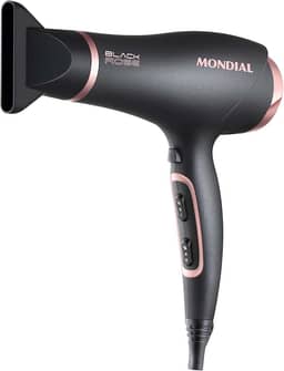MONDIAL Secador de Cabelos, Preto/Golden Rose, 2000W, 110V - SC-37
