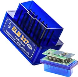 Mini Scanner Automotivo Bluetooth ELM327 Interface OBD2 Diagnóstico de Veículos Versões 1.5 e 2.1 (Versão 1.5 Placa Dupla)