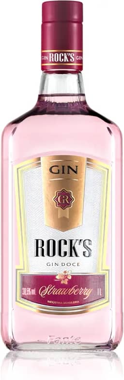 Rocks Gin Rocks Stramberry 995 Ml Sabor 1L