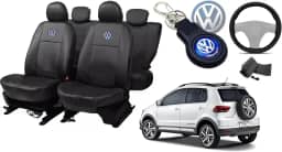 Capa de couro para o banco crossfox 2003-2022 proteção impermeável