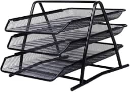 Caixa de Correspondência, Organizador de Mesa, Tripla, Metal, Gv Office, 9205