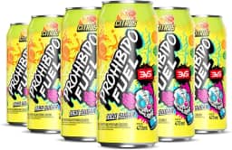 3VS Nutrition Pré Treino Prohibido Fuel Sabor Citrus Pack Com 6 Unidades De 473ml