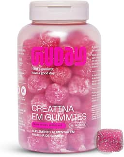 Guday Gummy de Creatina | 60 unidades (30 doses) | 3g de creatina por dose | Sabor Frutas Vermelhas