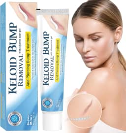YuanKanJu Remoção De Queloides, Creme Silicone Para Cicatrizes Cirurgias E Queimaduras, Tratamento Queloides Piercings Orelha